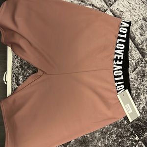 Pink champagne color shorts